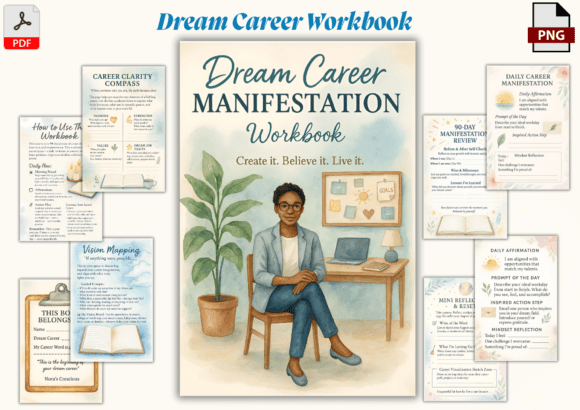 Download Dream Career Manifestation Workbook - Manifestation workbook Collection